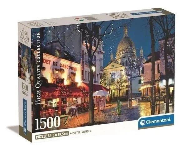 Puzzle Clementoni 1500 dielikov - Paríž Montmartre