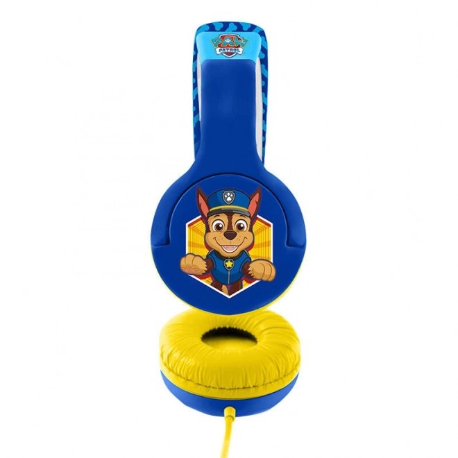 Drôtové slúchadlá pre deti Paw Patrol Chase tmavo modré