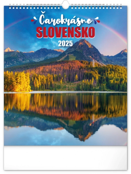 Nástenný kalendár Čarokrásne Slovensko 2025