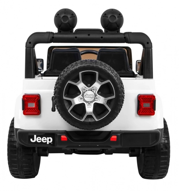 Jeep Wrangler Rubicon na akumulátor pre deti biely
