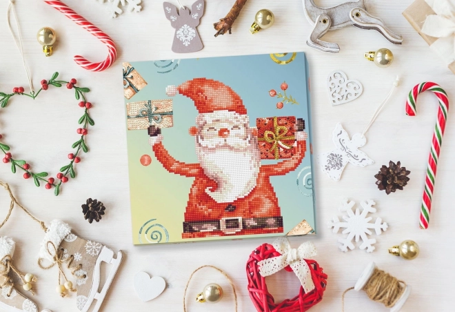 Diamond Dotz súprava oslavujúci Santa Claus