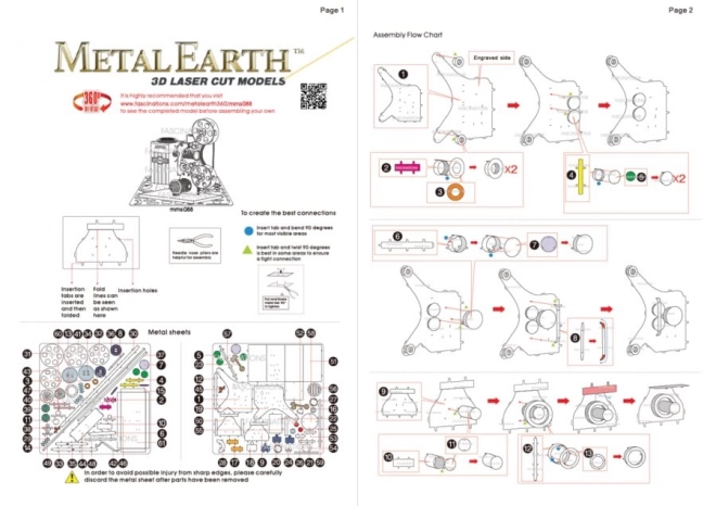 Projektor Metal Earth 3D puzzle