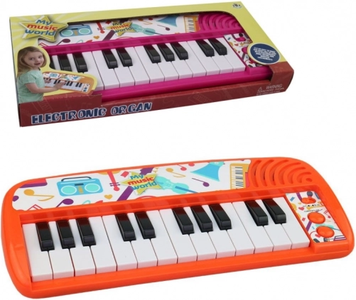 Elektronické pianínko pre deti, 24 kláves, 30 cm
