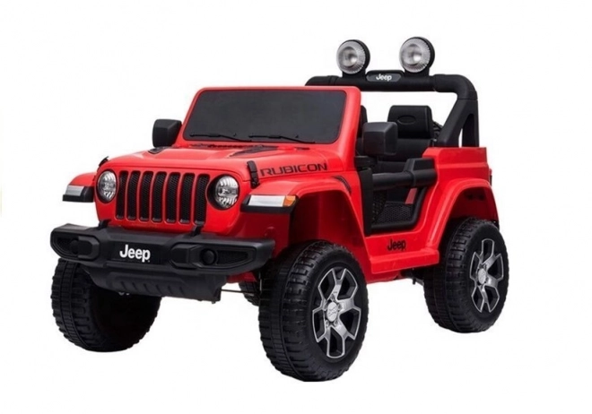 Auto na batérie Jeep Wrangler Rubicon červené