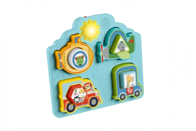 Fisher Price Puzzle dopravné prostriedky so zvukmi