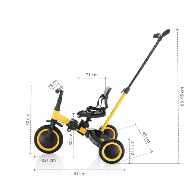 Trojkolka Razor 3v1, Empire Yellow