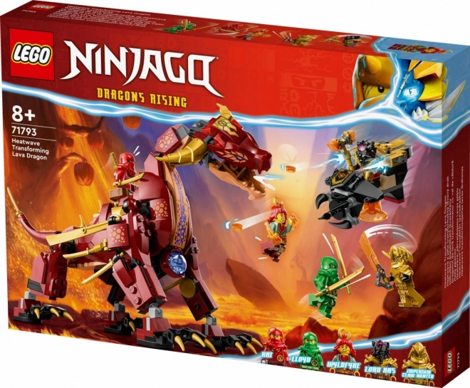 LEGO Ninjago Heatwave a jeho transformačný lávový drak