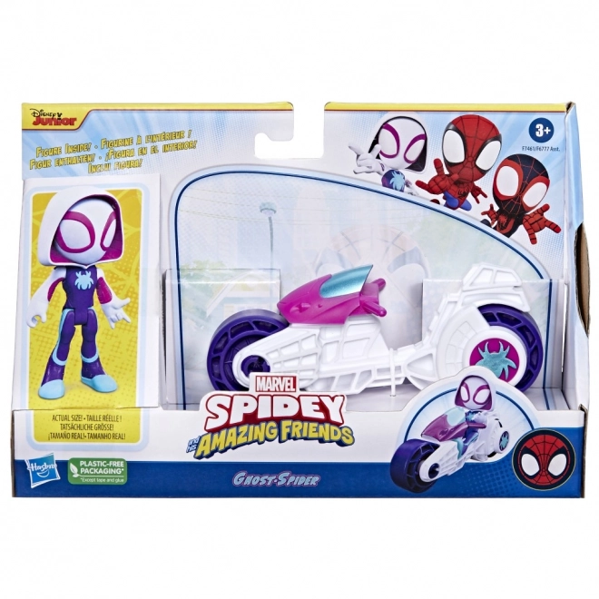 Spider-Man Saf motorka a figúrka