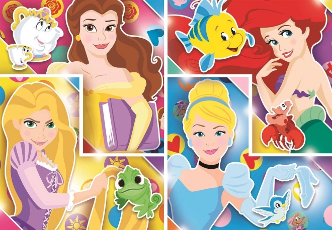 Clementoni Puzzle Disney Princezné: S priateľmi 104 dielikov