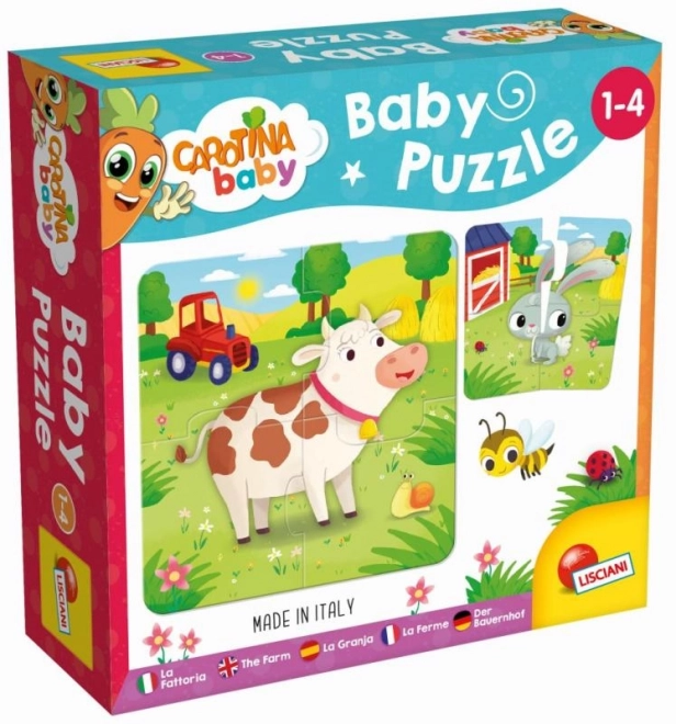 Carotina Baby puzzle - farma