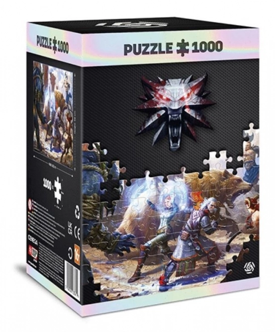 Puzzle Witcher Geralt a Triss v Bitke 1000 dielikov