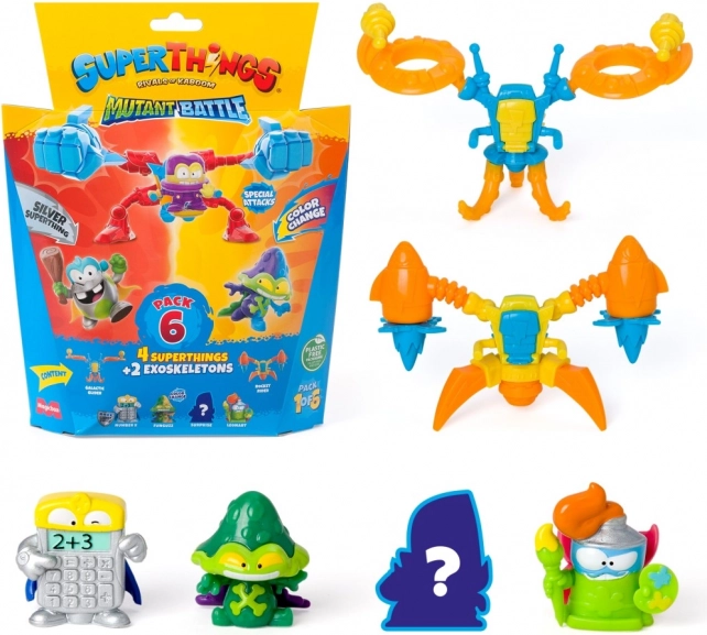 Figúrka SuperThings Mutant Battle 6 ks