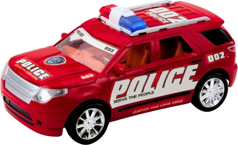 Detailné rádiovozidlo so svetelnou rampou