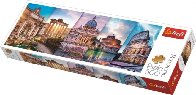 Panoramatické puzzle Cestovanie po Taliansku 500 dielikov