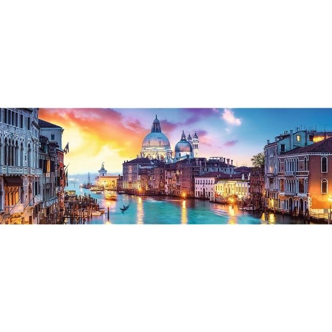 Panoramatické puzzle Kanál Grande, Benátky, 1000 dielikov