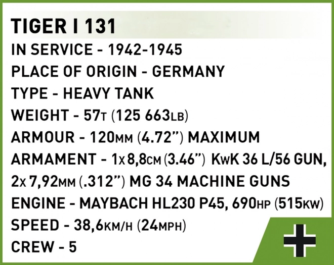 Kocky Tiger I 131