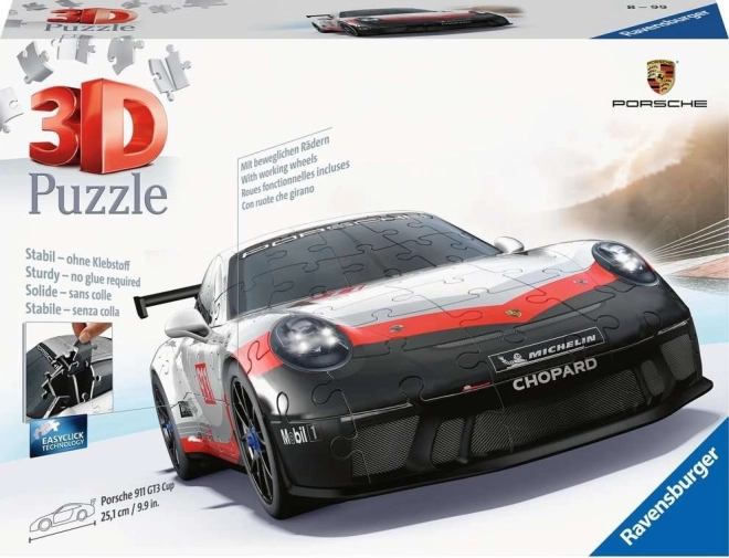 Ravensburger 3D puzzle Porsche 911 GT3 Cup