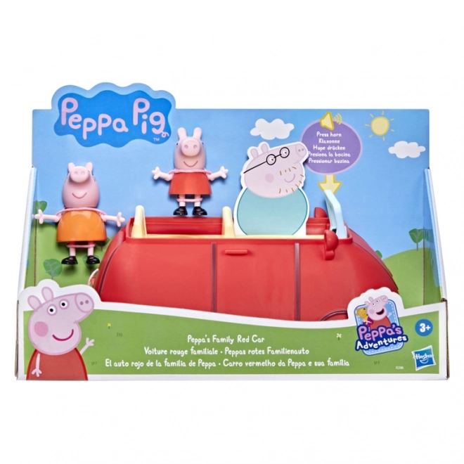 Hasbro - Peppa Pig Červené rodinné auto