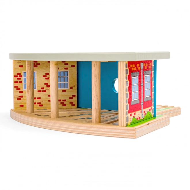 Bigjigs Rail Trojité depo