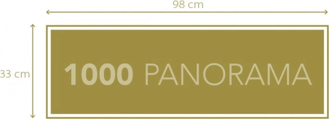 Clementoni Panoramatické puzzle Dámsky gambit 1000 dielikov