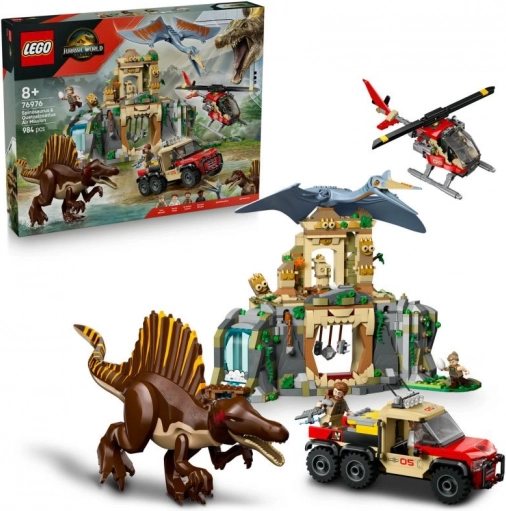 Lego Jurassic World: vzdušná misia s Quetzalcoatlom a Spinosaurom