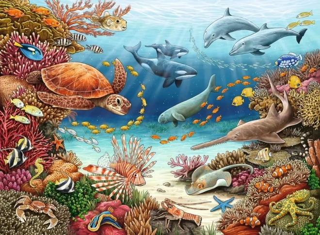Ravensburger Puzzle Podmorský život XXL 150 dielikov