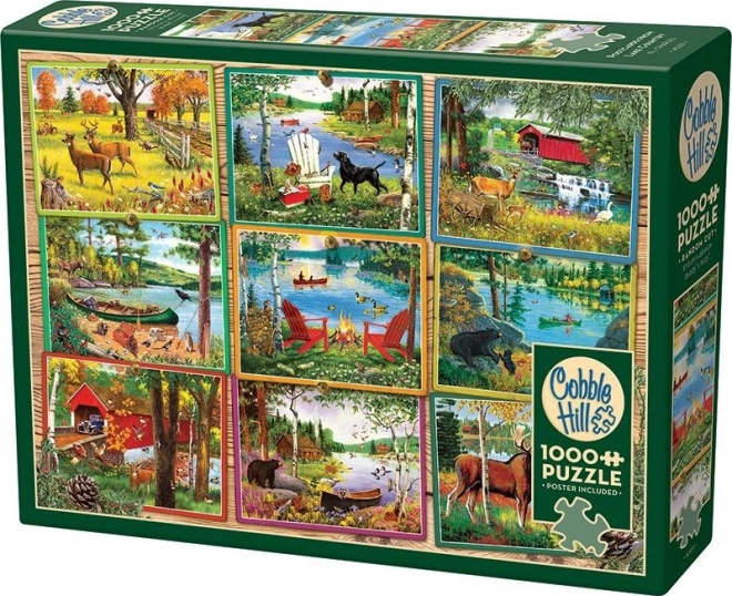 Puzzle jazerné výhľady 1000 dielikov