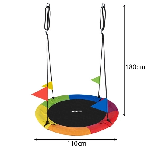 Detská závesná hojdačka Bocianie hniezdo 110 cm