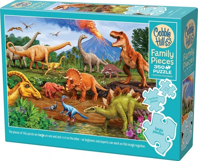 Rodinné puzzle Dinosauri