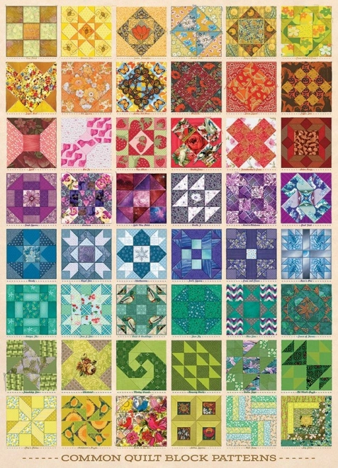 Puzzle Patchwork 1000 dielikov