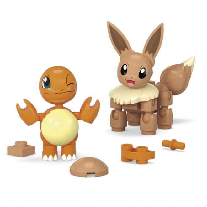Stavebnice Pokémon Pokéball 2-balenie Charmander a Eevee