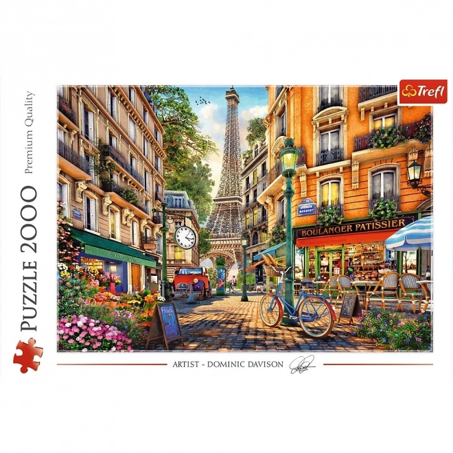 Puzzle Popoludnie v Paríži 2000 dielikov