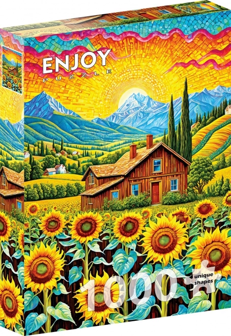 ENJOY Puzzle Slnečnicový dom 1000 dielikov