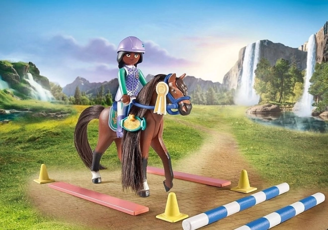 Playmobil Horses Zoe a Blaze s prekážkami