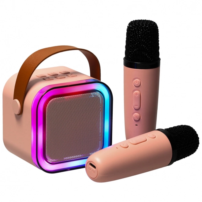 Všetko v jednom karaoke set s Bluetooth a LED