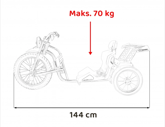 Pojazd Drift Bike 21 Zelený