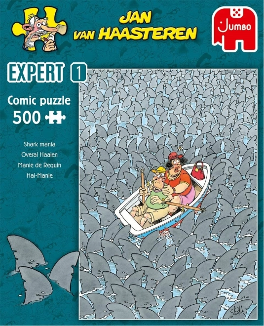 Puzzle Expert 1: Žraločí mánia 500 dielikov