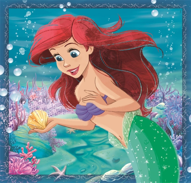 Puzzle 3x48 dielikov - Ariel, Jazmín, Rapunzel