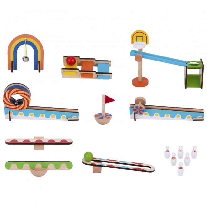 Drevené domino kocky Tooky Toy