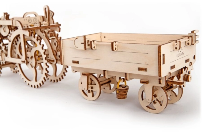 Ugears 3D puzzle - Vlečná loď 68 dielikov