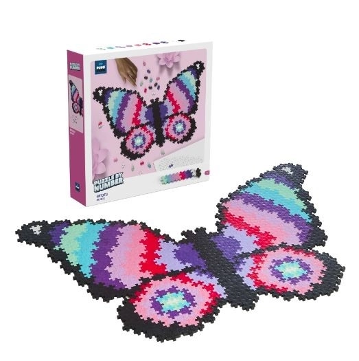Plus-Plus Puzzle podľa čísel - Motýľ 800 dielikov