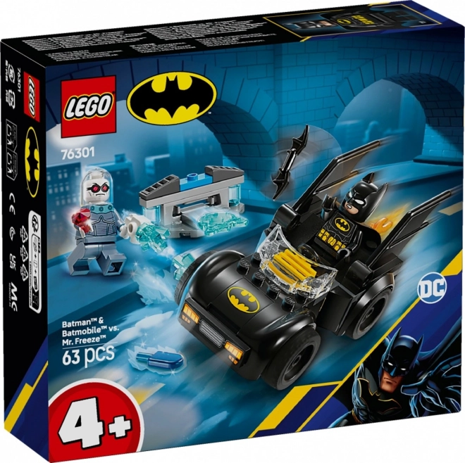 Lego super hrdinovia Batman a Batmobil proti Mr. Freeze