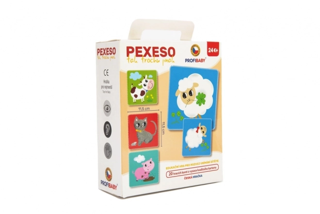 Pexeso pre najmenších - zvieratká