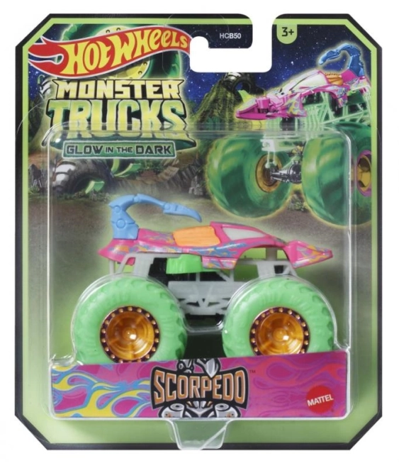 Hot Wheels Monster Trucks Svietiace v Tme