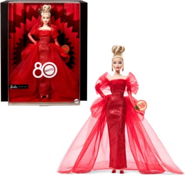Zberateľská Barbie Signature k 80. výročiu Mattel