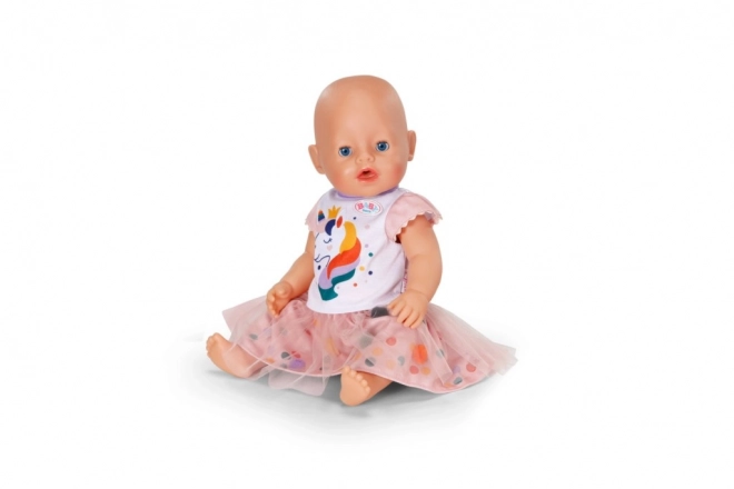 Baby Born jednorožcové tutu šaty pre bábiky