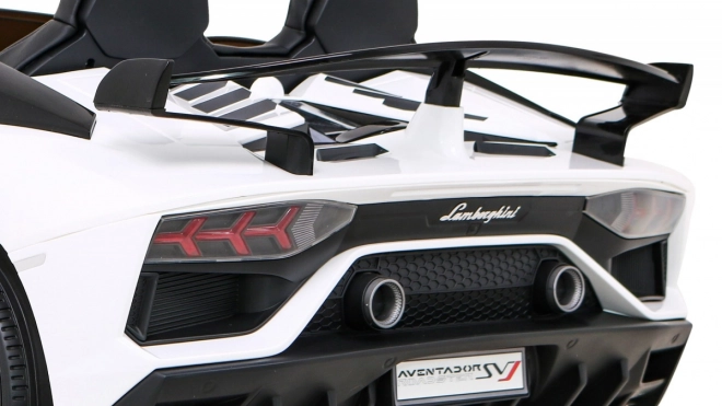 Lamborghini SVJ DRIFT pro 2 deti Biela + funkcia Drift + diaľkové ovládanie + MP3 LED + pomalý štart