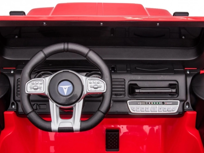 Detské elektrické auto Toyota Land Cruiser – Červená