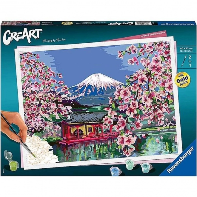 Ravensburger: CreArt: Kvety čerešní v Japonsku