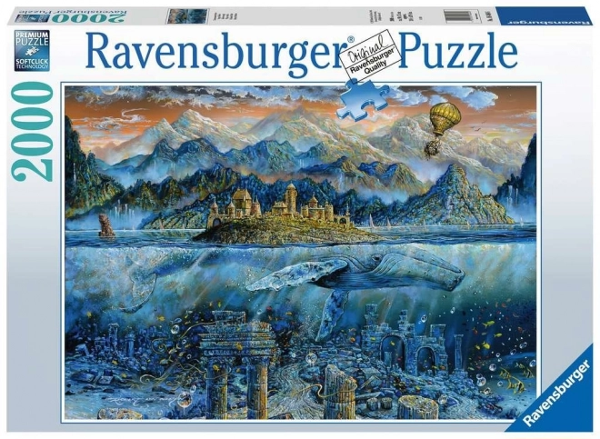 Puzzle Múdra veľryba Ravensburger 2000 dielikov